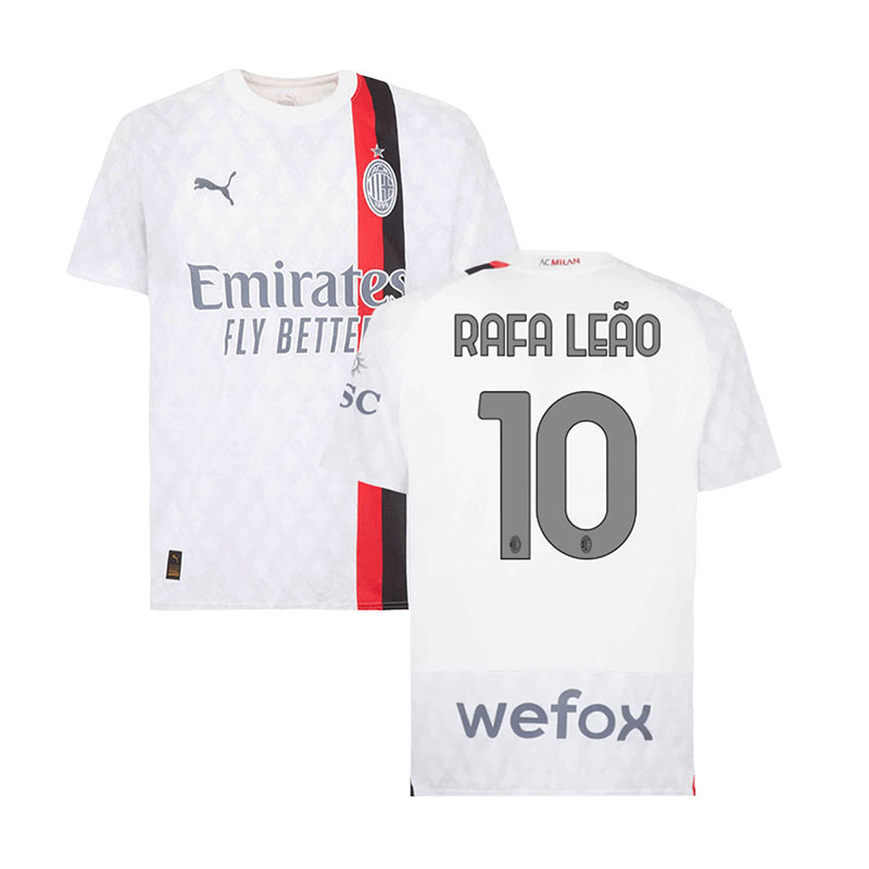 2023 2024 AC Milan RAFA LEAO 10 Away Soccer Jersey Love Soccer Jerseys